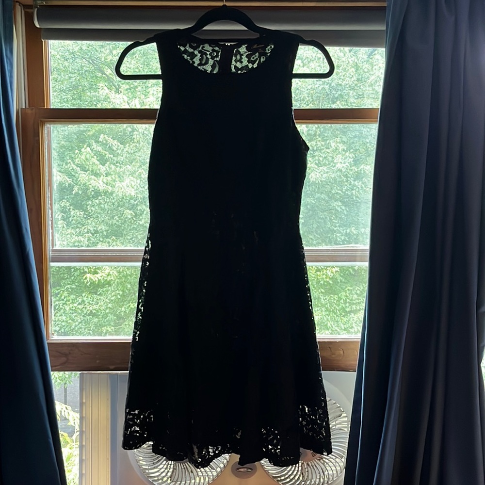 Black lace dress